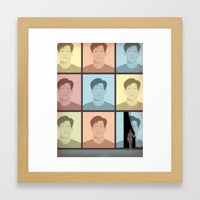 The Truman Show Framed Art Print By Davidebonazzi Society6 society6