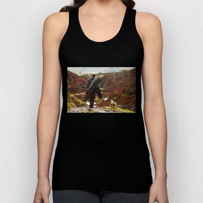 Hunting With Dog Hunter Tank Top