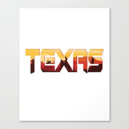 Texas Cowboy Canvas Print