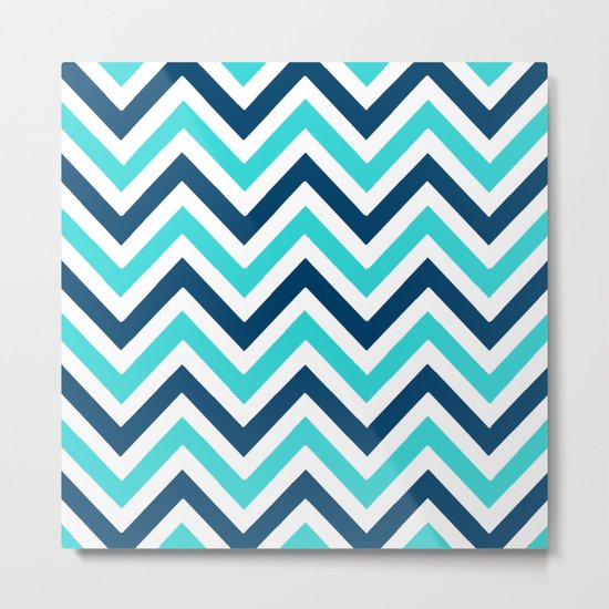 The Chevron has the Blues Metal Print