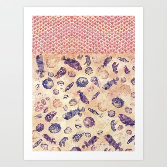 pufferfish Art Print