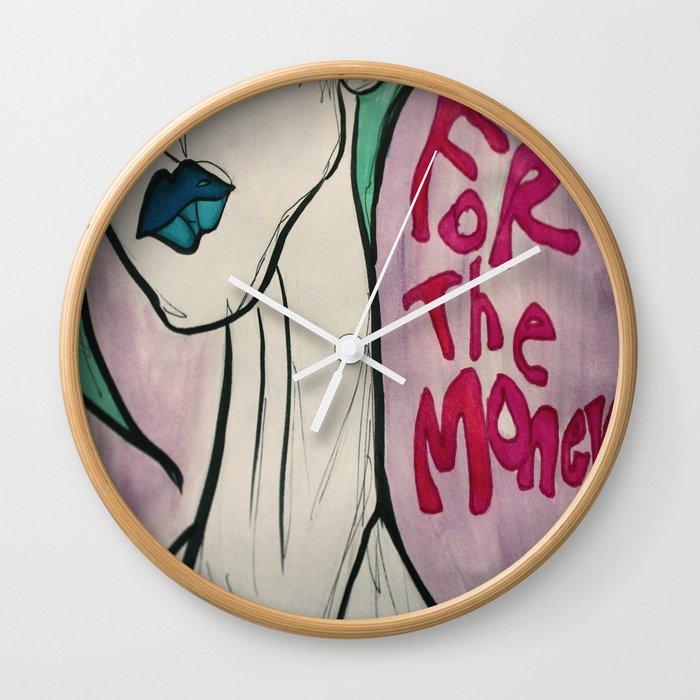 For the Money Wall Clock