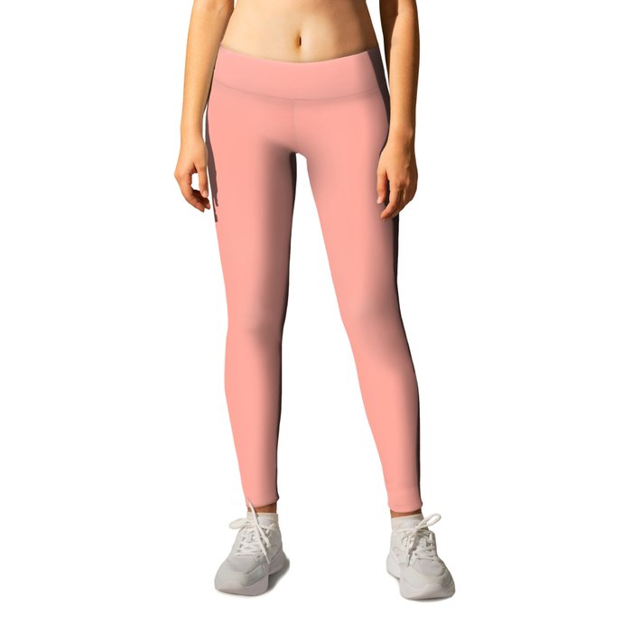 Salmon leggings top