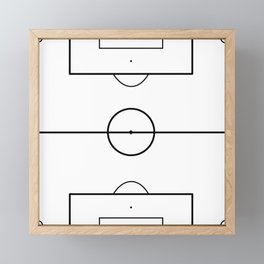 Soccer Field Framed Mini Art Print