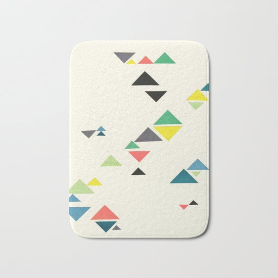Triangles Bath Mat