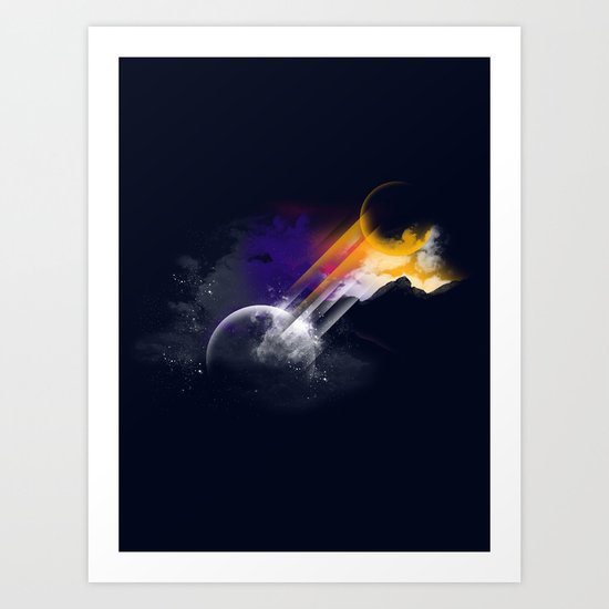 Night and Day Art Print