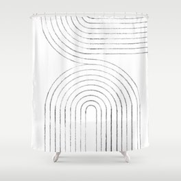 Linear arches Shower Curtain