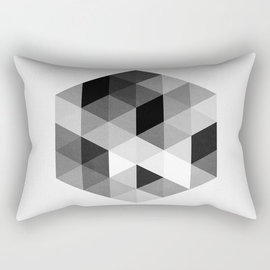 Geo Hex 02. Rectangular Pillow