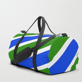 Abstract pattern - green and blue. Duffle Bag