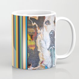 Few flowers as a tribute to the Loukanikos dog from Elisavet Coffee Mug