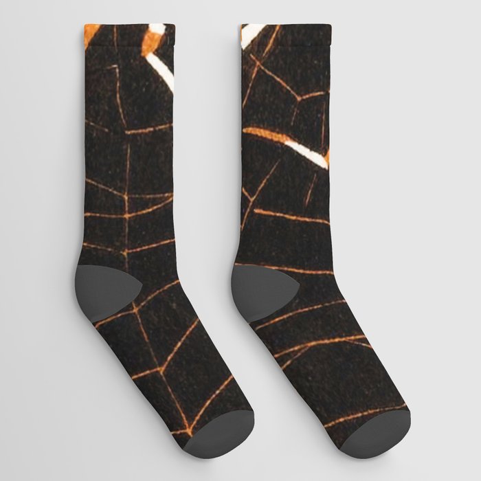 Spider In A Web Socks