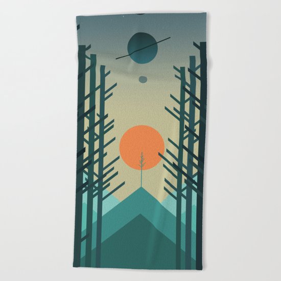 Alignment Beach Towel