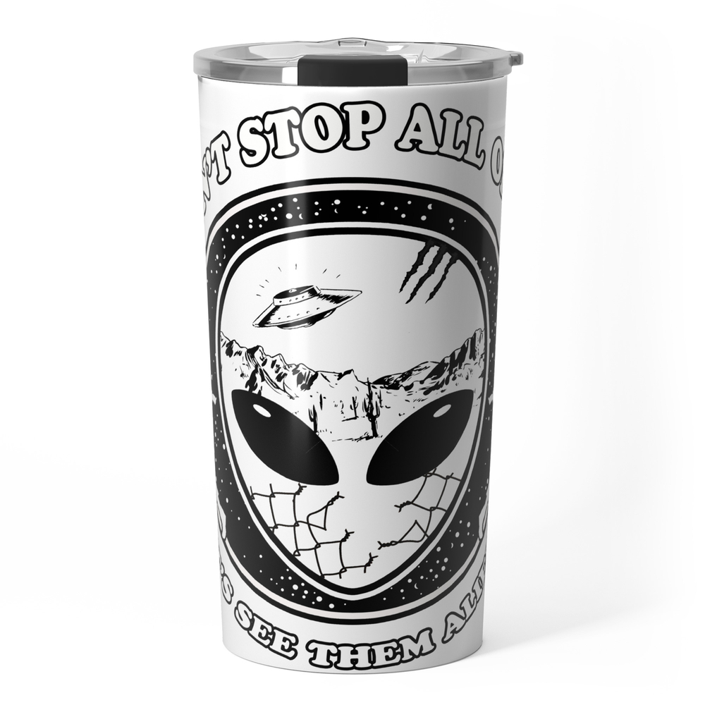 Area 51 RAID Travel Mug by toddryanwhite