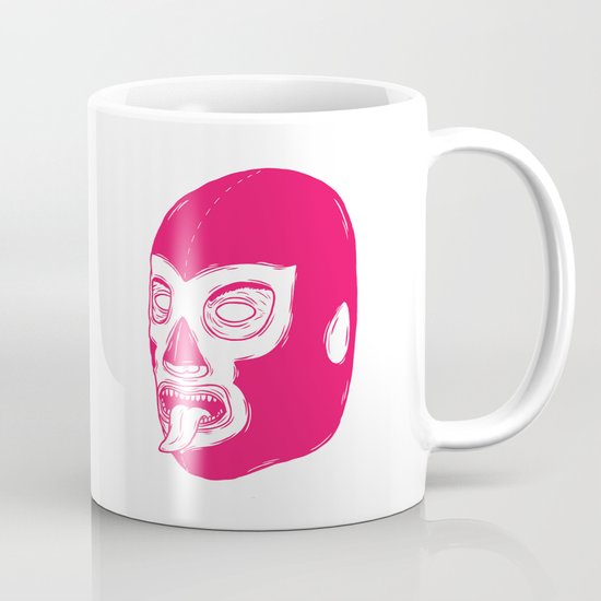 Pink Luchador Mug