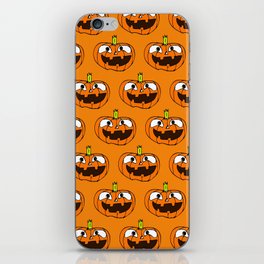 Halloween Pumpkin Background 14 iPhone Skin