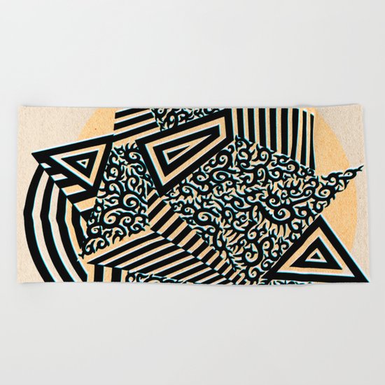 - confess - Beach Towel