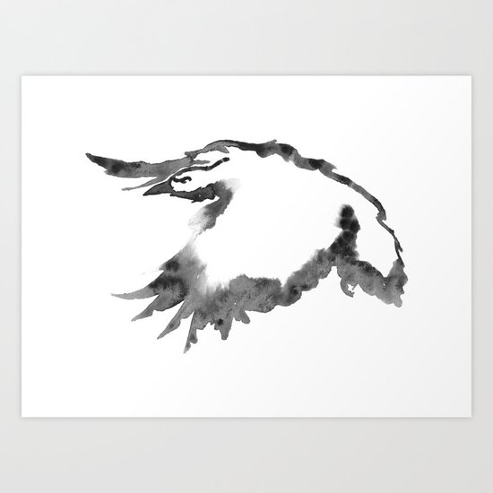 One For Sorrow Art Print