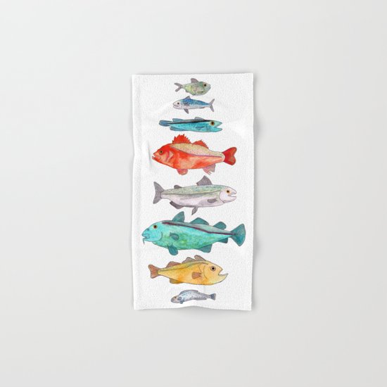 Fish Hand & Bath Towel