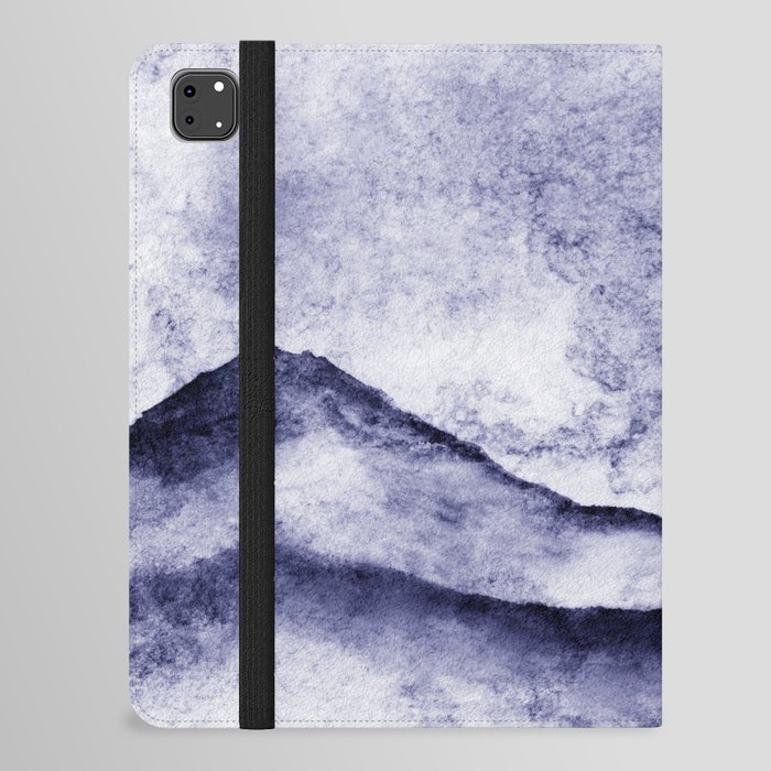 Purple Serene Mountains iPad Folio Case