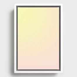 59 Gradient Aura Ombre 220426 Valourine Digital Minimalist Art Framed Canvas