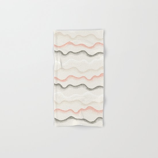 Retro Dotted Pattern 02 Hand & Bath Towel