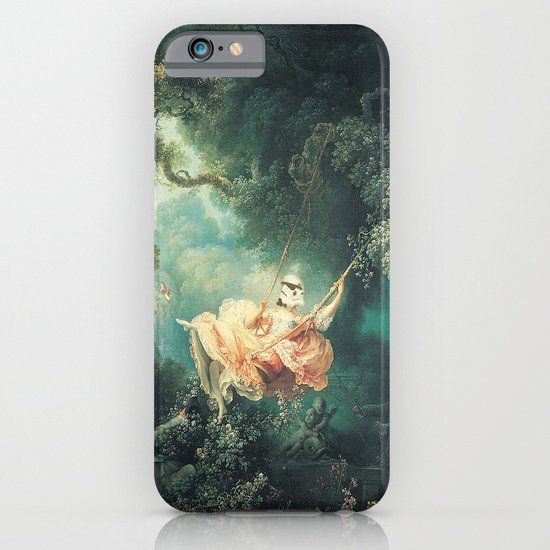 Homage to Fragonard, "The Swinging Stormtrooper". iPhone & iPod Case