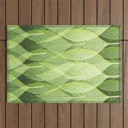 Green Leaves Outdoor Rug