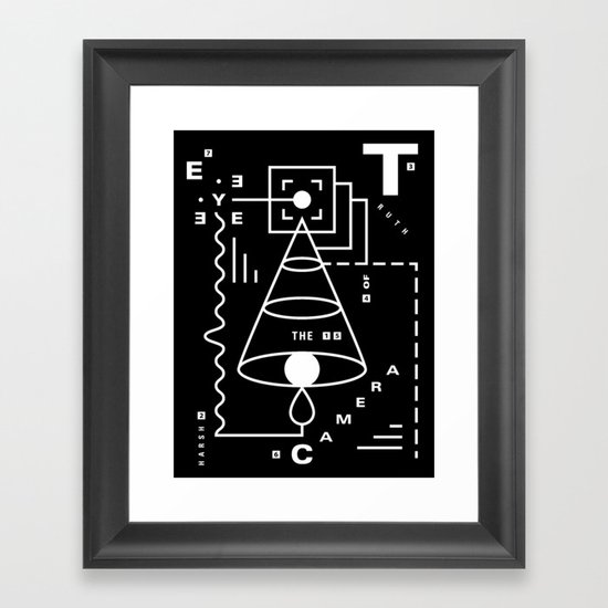 The Harsh Truth Of The Camera Eye Framed Art Print