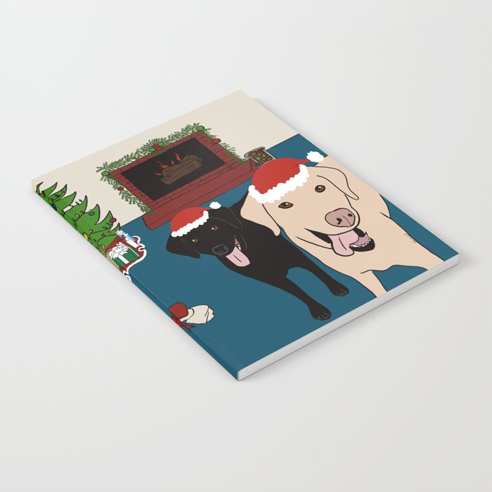 Labs Love Christmas! Notebook