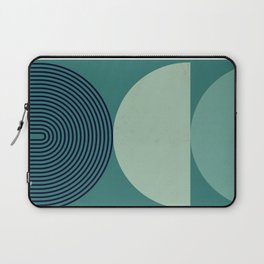 Abstraction_GREEN_MOUNTAINS_SUNLIGHT_BALANCE_POP_ART_0413A Laptop Sleeve