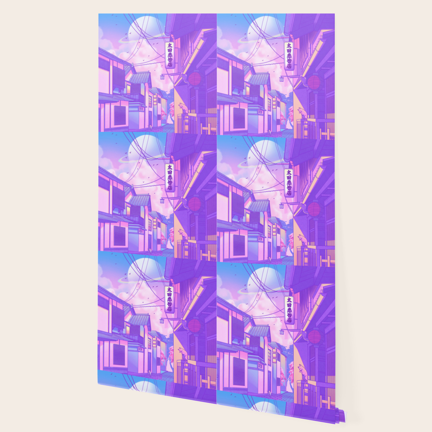 City Pop Kyoto Wallpaper By Surudenise Society6
