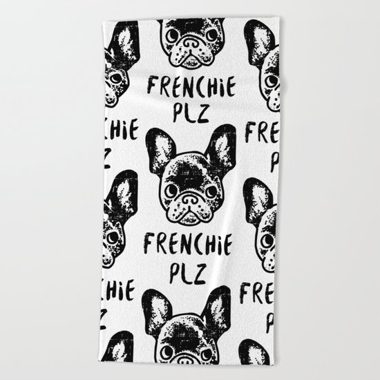 FRENCHIE PLZ Beach Towel