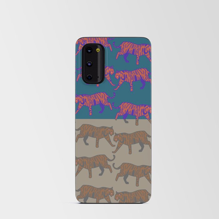 wild tigers pattern 1 Android Card Case