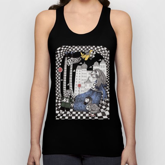 William the Conqueror and the 9 Feet Tall Caucus Race Unisex Tank Top