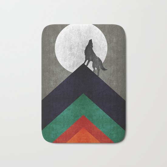 The Wolf Bath Mat