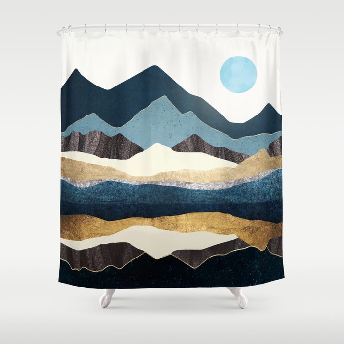 Reflect Hills Shower Curtain