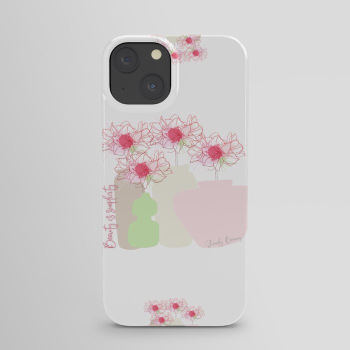 Beauty is Simplicity iPhone Case
