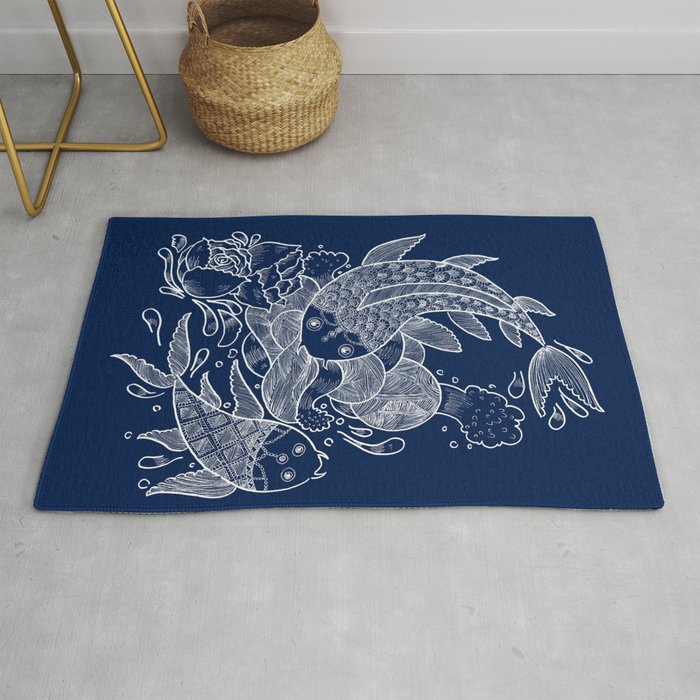 The Koi Fishes Rug