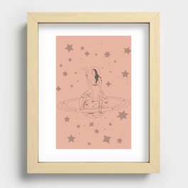 Janet From Another Planet Recessed Framed Print