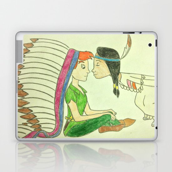 Peter Pan and Tiger Lily Laptop & iPad Skin