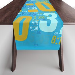 Pace run , number 023 Table Runner
