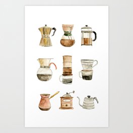 Coffee Maker Art Print