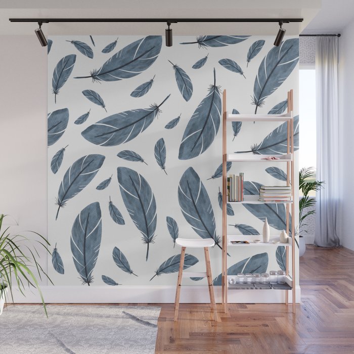Feathers Wall Mural
