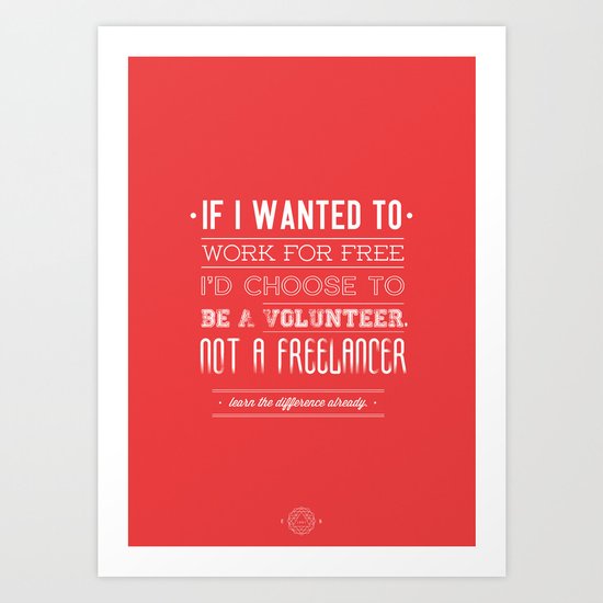learn the difference. Art Print