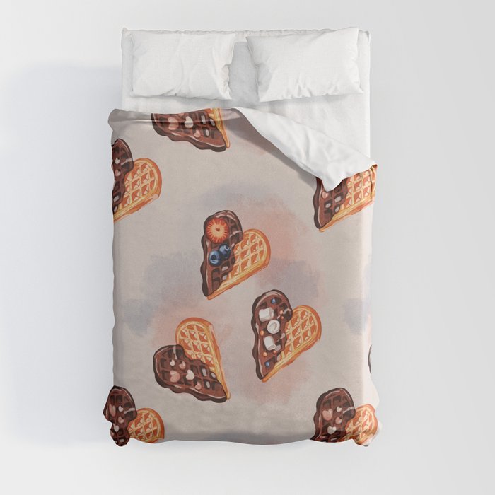 Will you try the waffle? Duvet Cover