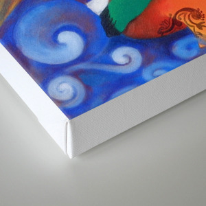 Lord Krishna Blue Painting Canvas Print By Princepromotion Society6