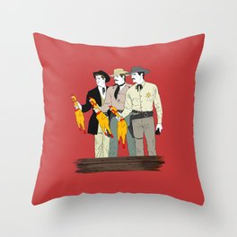 The bravest of the west Throw Pillow