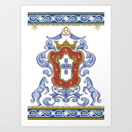 Portuguese Crest Art Print