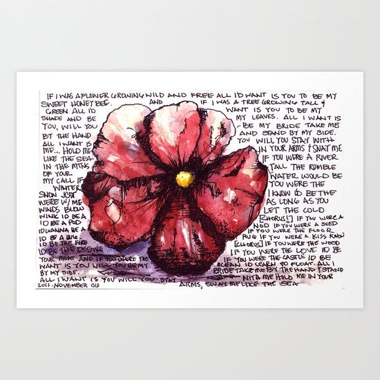 Juno Flower Art Print