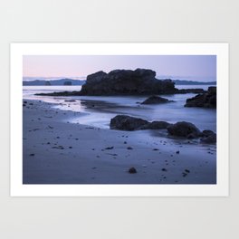 Hahei Beach Art Print | Digital, Hdr, Sunset, Beach, Photo, Color 